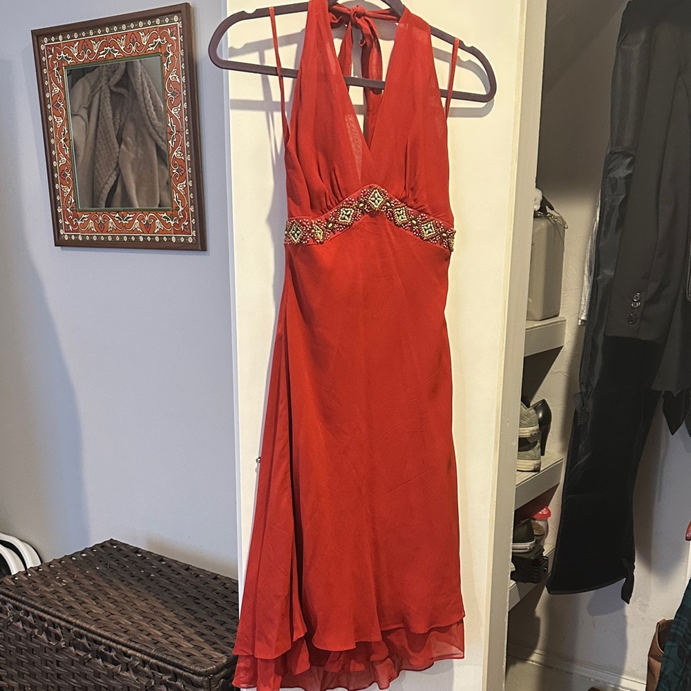 BCBG MaxAzria Chiffon Dress